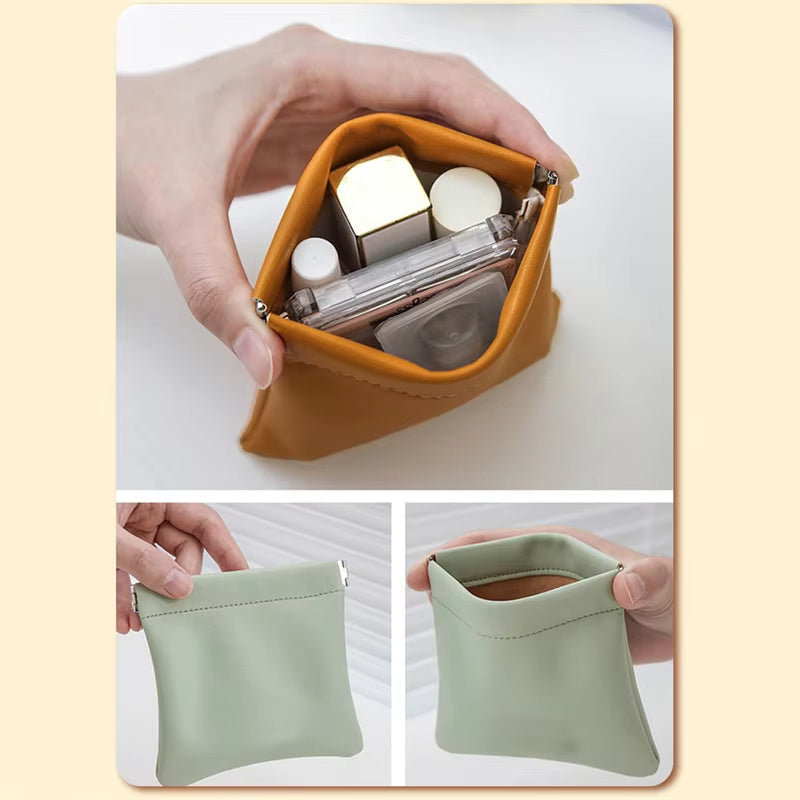 August | Waterproof Lambskin Bag Makeup Cosmetic Bag 6