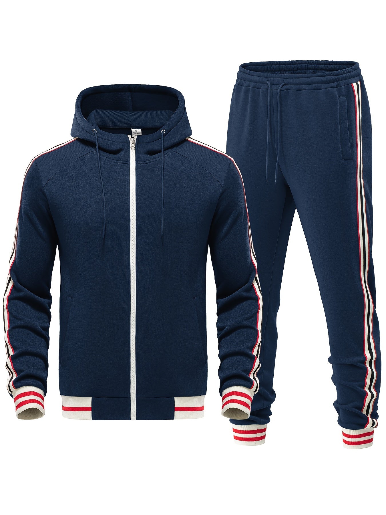 JUDE | 2-Piece Tracksuit with Stripe Pattern-5