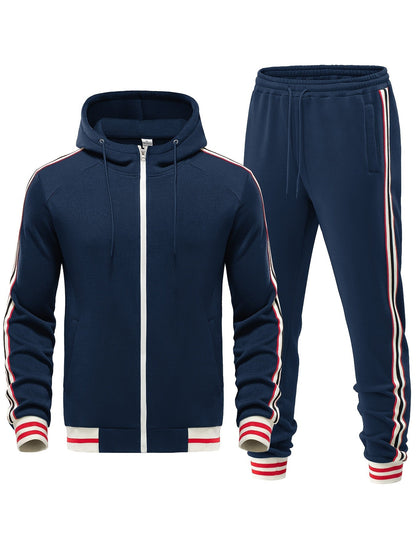 JUDE | 2-Piece Tracksuit with Stripe Pattern-5