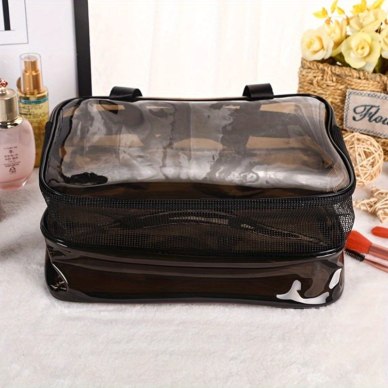 Clare | Clearer and practical cosmetic bag with double compartment 4