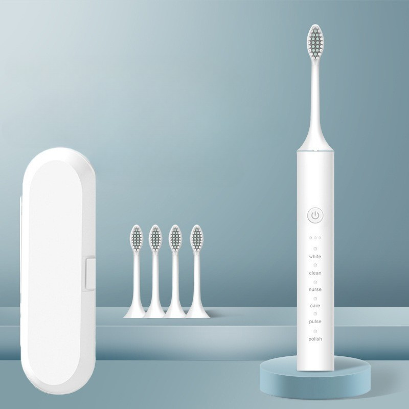Variant image for X5 white with 4 brush heads [upgraded version] + travel box