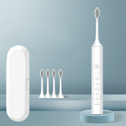 Variant image for X5 white with 4 brush heads [upgraded version] + travel box