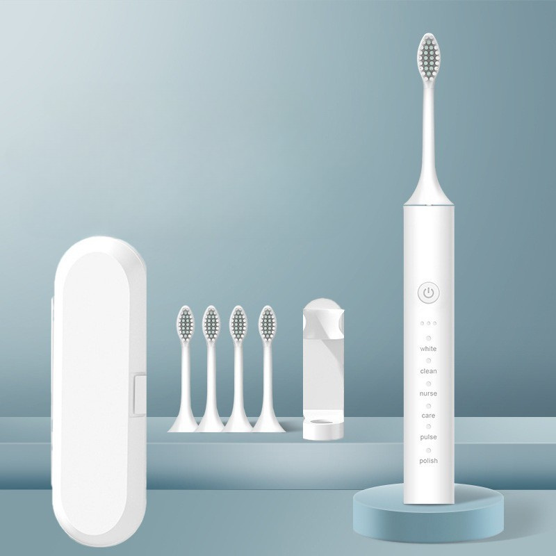 Variant image for X5 white with 4 brush heads [upgraded version] + travel box + stand