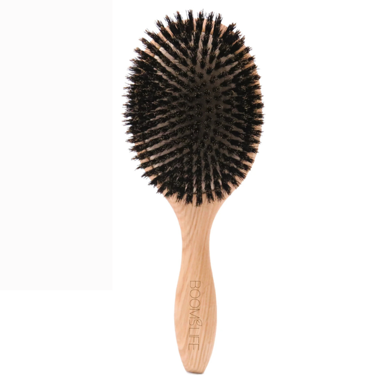 NaturEase Comb - Premium Wooden Hairbrush for Straightening & Styling-1