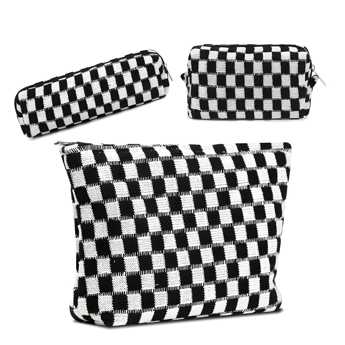 Jessica | Stylish and Practical 3-Piece Makeup Bag Set 1