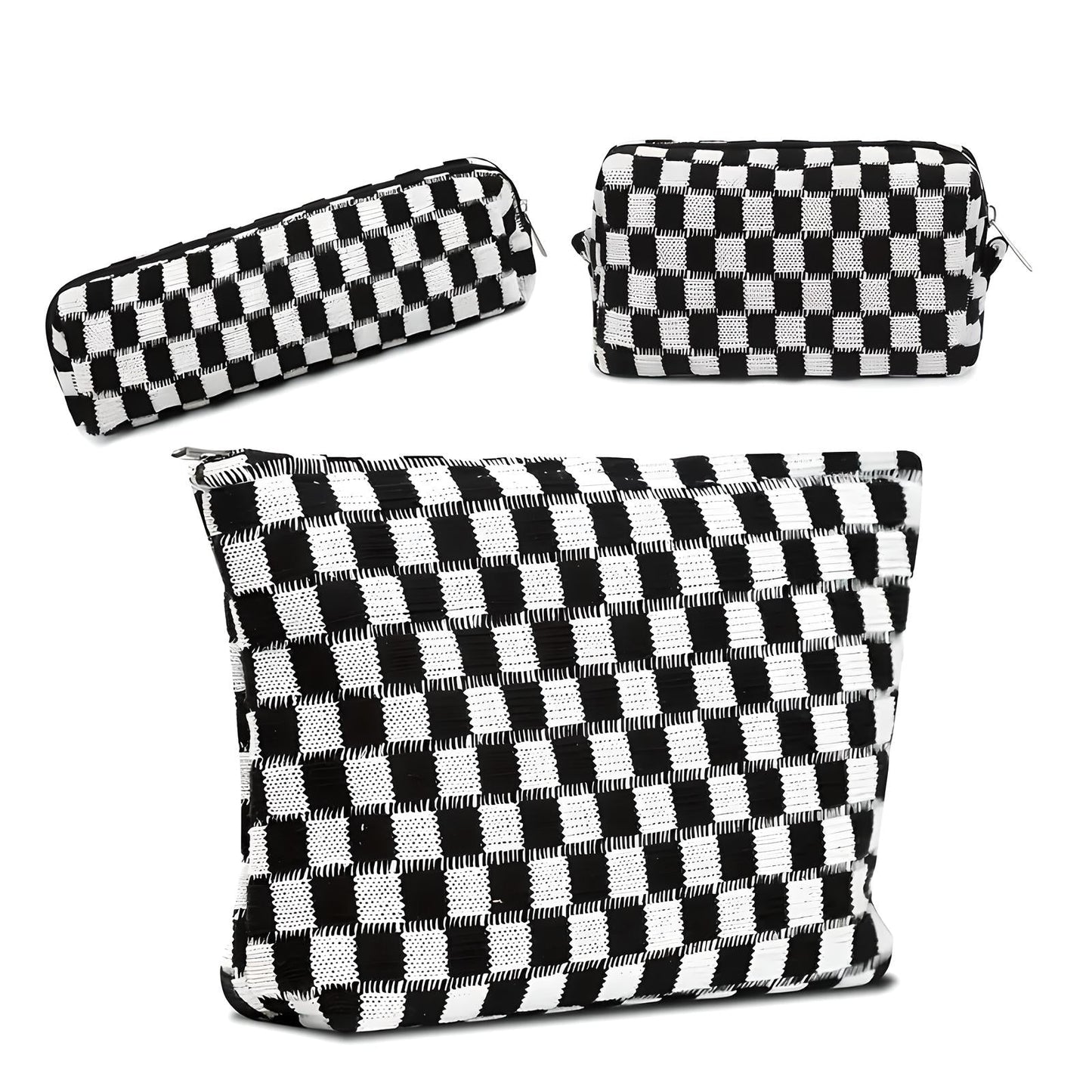 Jessica | Stylish and Practical 3-Piece Makeup Bag Set 1