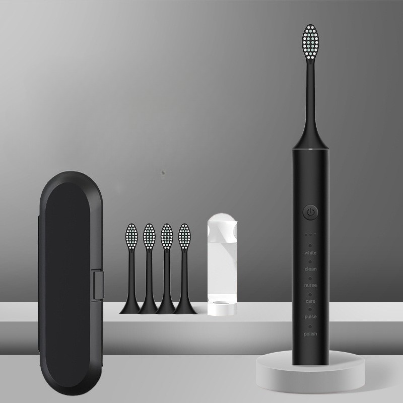 Variant image for X5 black with 4 brush heads [upgraded version] + travel box + stand