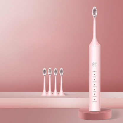 Variant image for X5 pink + 4 brush heads [upgraded version]