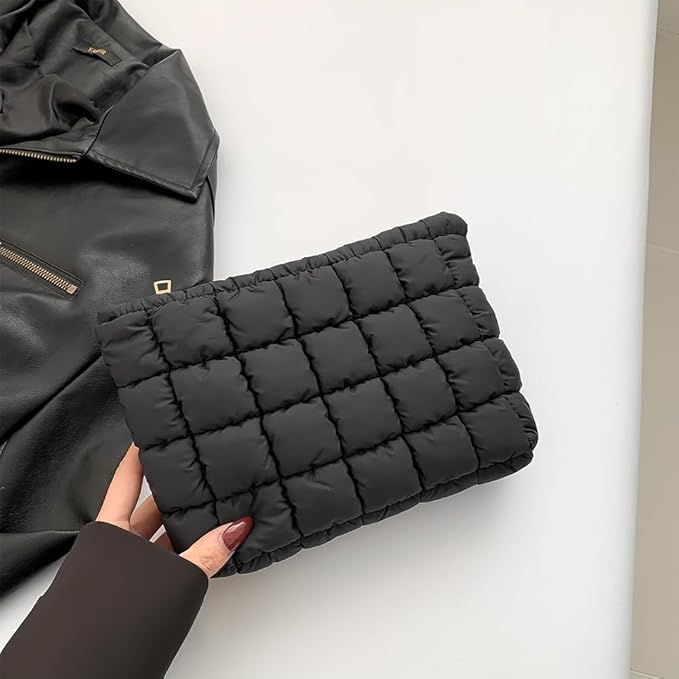 Sophie | Quilted Cosmetic Makeup Clutch with Zipper 5