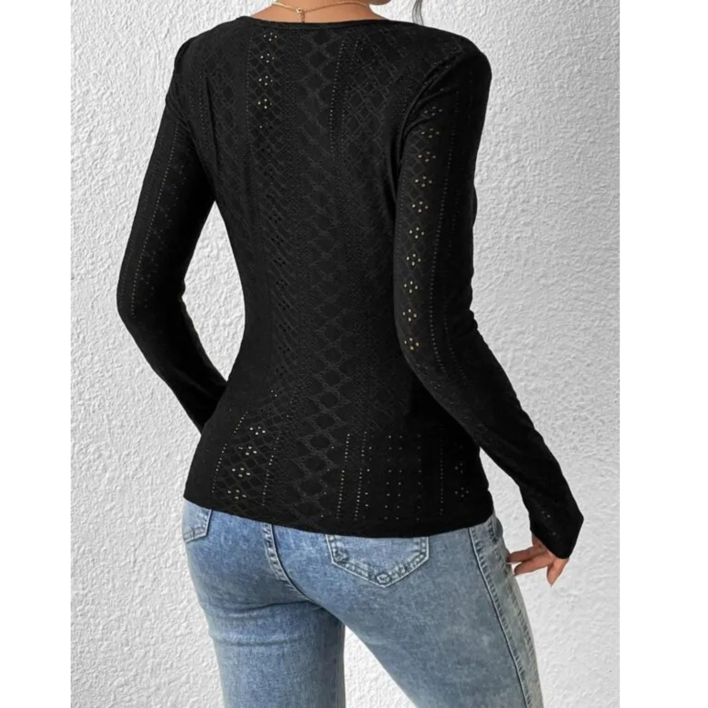  JACKY | Embroidered Long Sleeve Shirt-4