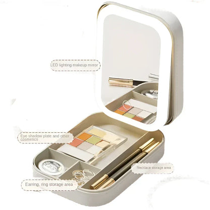 Kori | Portable LED-Lit Mirror Travel Makeup Bag 4