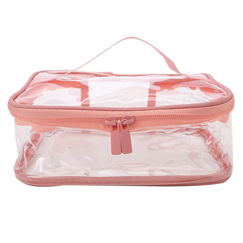 Braelyn | Waterproof Clear Travel Makeup Cosmetic Bag with Zipper 3
