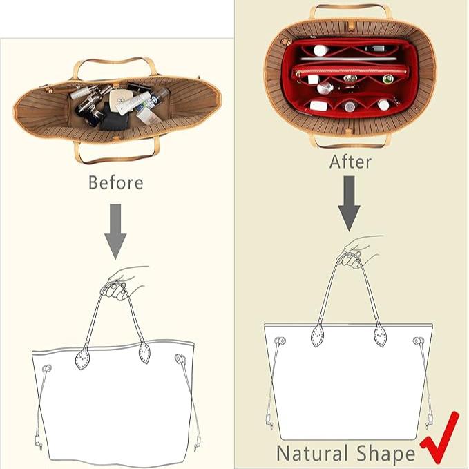 Kimber | Felt Insert Cosmetics Makeup Bag Travel Organizer 5
