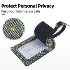 Lottie | Glittering Passport Holder & Luggage Tag Set 4