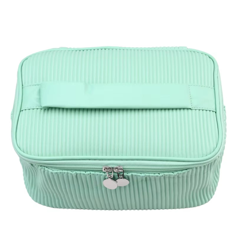 Raquel | Zipper Toast Travel Makeup Cosmetic Toiletry Set Bag 4