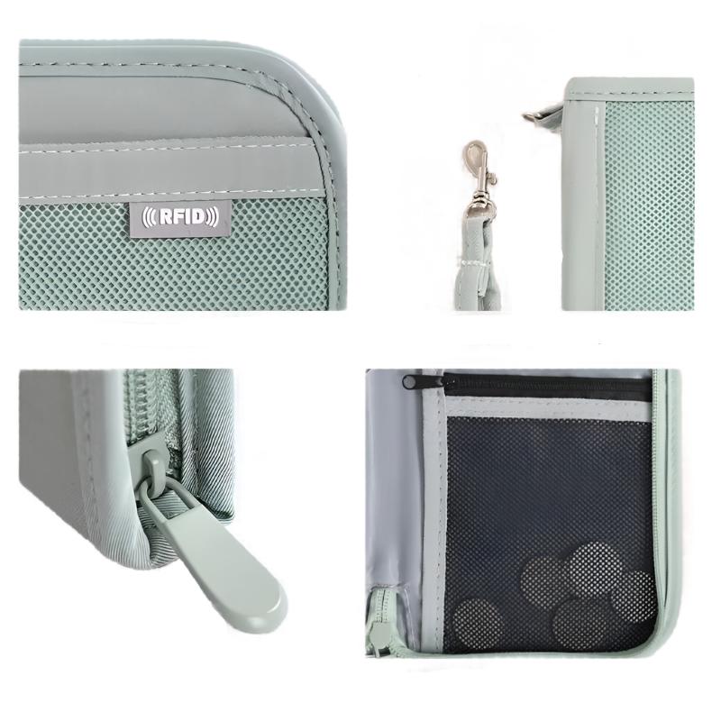Kya | Travel wallet with large capacity and RFID protection for passports 4