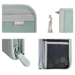 Kya | Travel wallet with large capacity and RFID protection for passports 4