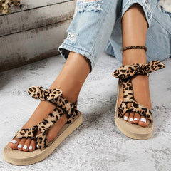 ARYA | Stylish Leopard Print Sandals-1