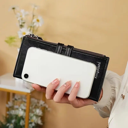 Ashlyn | Large Leather Travel Wallet 5
