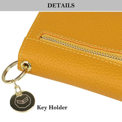 Alena | Travel wallet made of genuine leather with multiple card slots 6