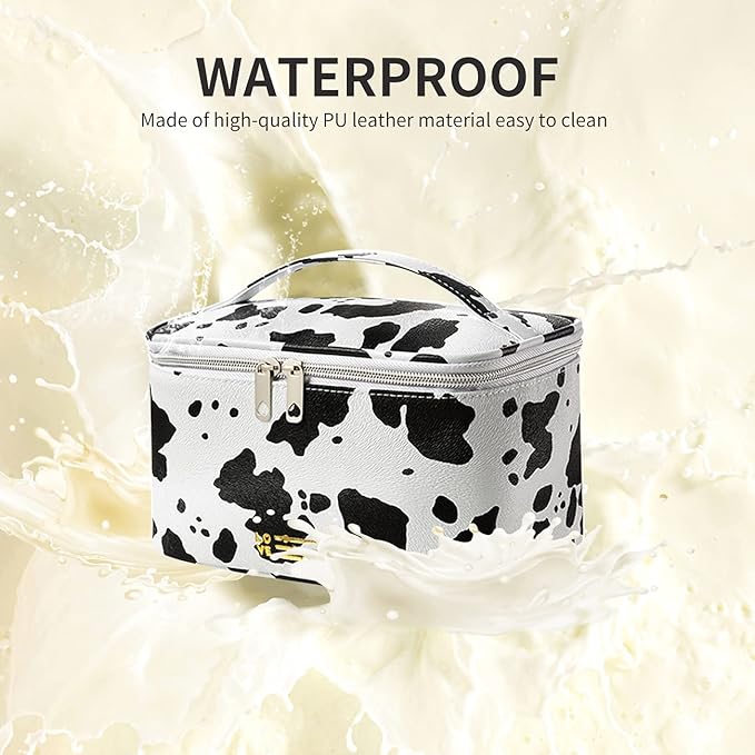Magdalena | Cowhide PU Leather Waterproof Cosmetic Bag 6