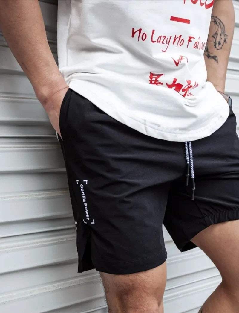  Men’s Casual Shorts - Lightweight Relaxed Fit - Elastic Waist with Drawstring - Above Knee-6