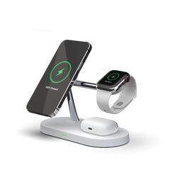 3-in-1-wireless charger for smartphone, smartwatch and earphone speed station with a modern design 0