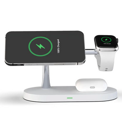 3-in-1-wireless charger for smartphone, smartwatch and earphone speed station with a modern design 2