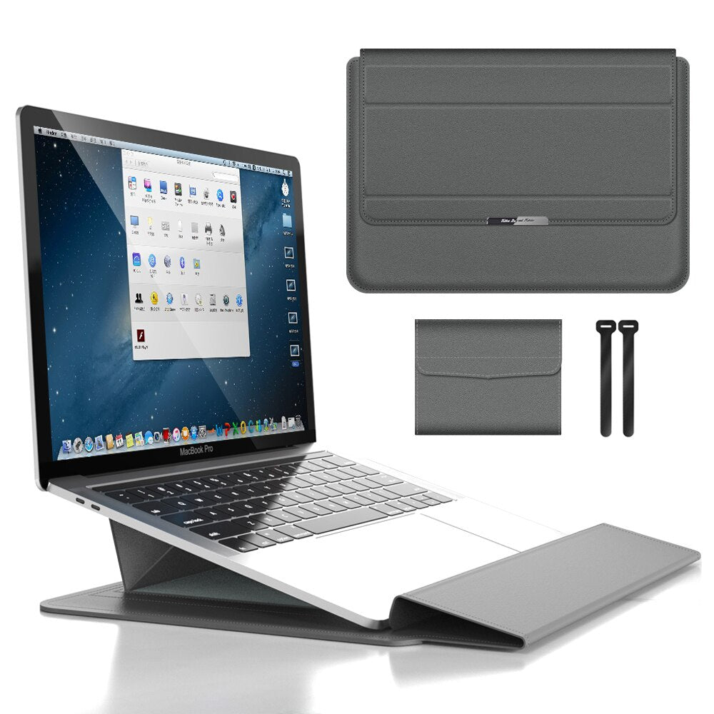 3-in-1 waterproof laptople with a shock-resistant design and accessory-resistant-elegant MacBook case for trip and office 4