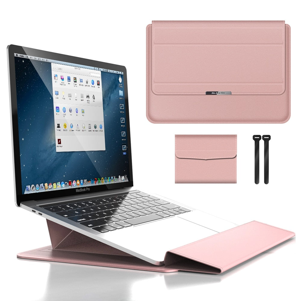 3-in-1 waterproof laptople with a shock-resistant design and accessory-resistant-elegant MacBook case for trip and office 5