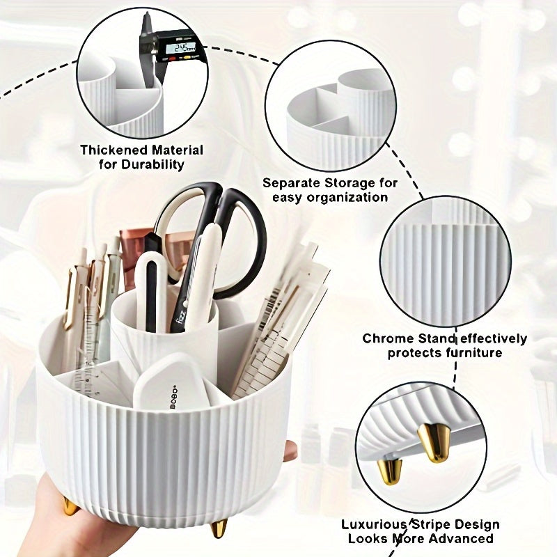 TurnChic - Makeup Organizer with Rotating Design-4
