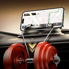 360 ° rotating car telephone holder adjustable dashboard and air ventilation holder for mobile phones 4 to 6.5 inches 2