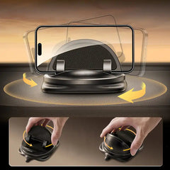 360 ° rotating car telephone holder adjustable dashboard and air ventilation holder for mobile phones 4 to 6.5 inches 3