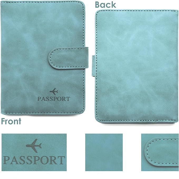 Vada | Theft-proof waterproof PU leather passport holder wallet 3