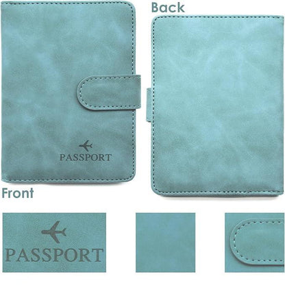 Vada | Theft-proof waterproof PU leather passport holder wallet 3