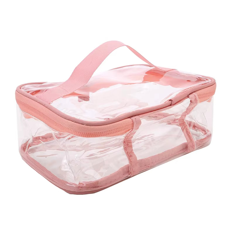 Braelyn | Waterproof Clear Travel Makeup Cosmetic Bag with Zipper 6