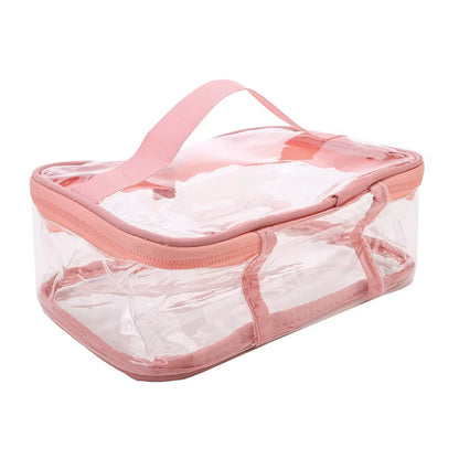 Braelyn | Waterproof Clear Travel Makeup Cosmetic Bag with Zipper 6