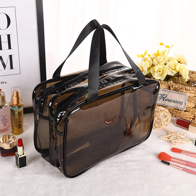 Clare | Clearer and practical cosmetic bag with double compartment 3