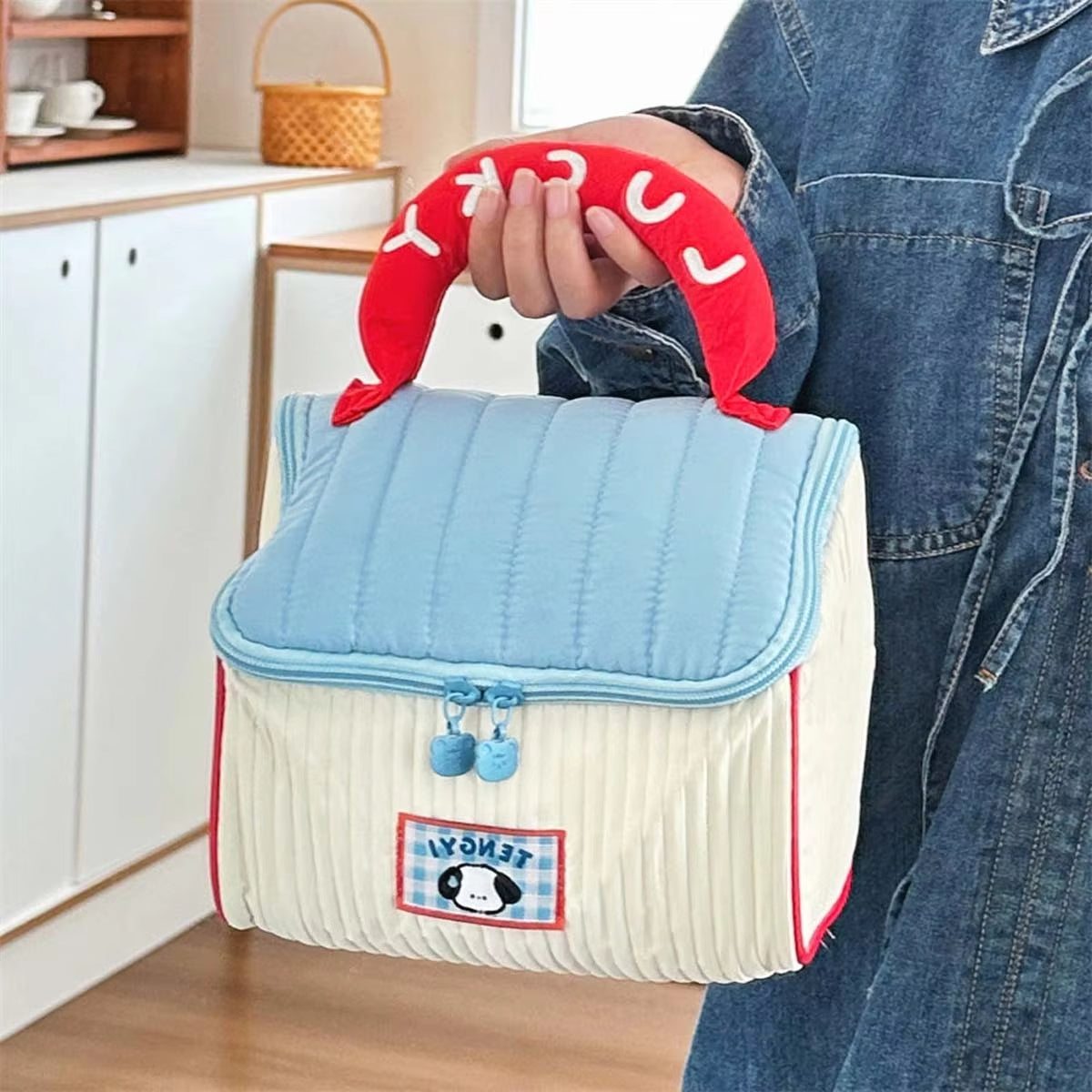 Alianna | Quilted Cosmetic Bag Luck Charm 6