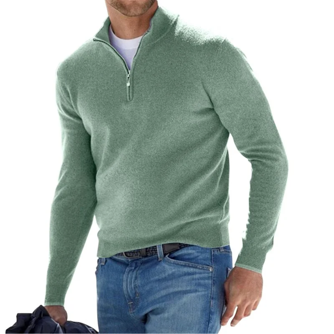 MORRIS | Zip-Up Pullover Men-5