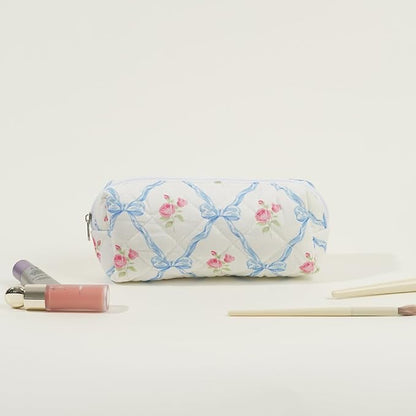 Elisse | Elegant Padded Makeup Bag Set with Floral Design 6