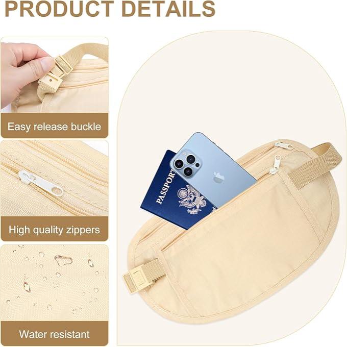 Adele | Hidden Passport Holder with RFID Protection 3