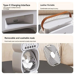 3 in 1 Portable Air Conditioner with Night Light and Humidifier 3