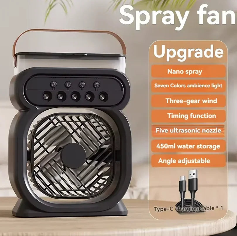 3 in 1 Portable Air Conditioner with Night Light and Humidifier 4