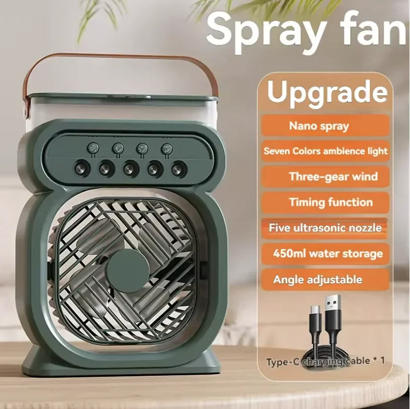 3 in 1 Portable Air Conditioner with Night Light and Humidifier 5