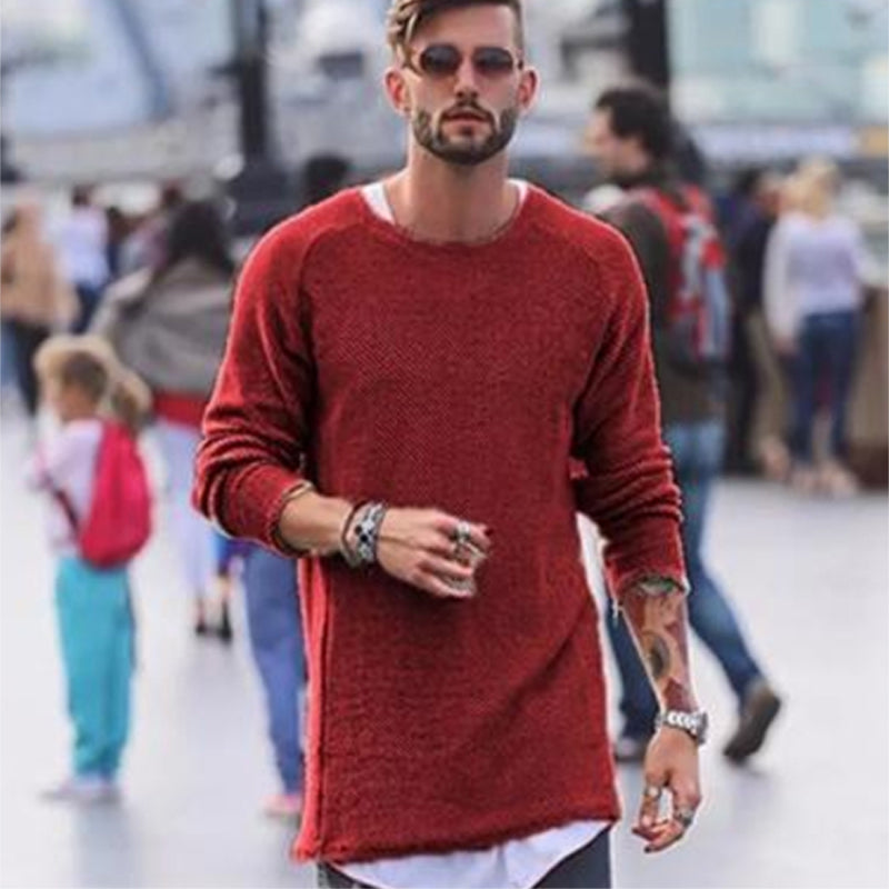 EDWARD | Comfy Long Men's Sweater-6