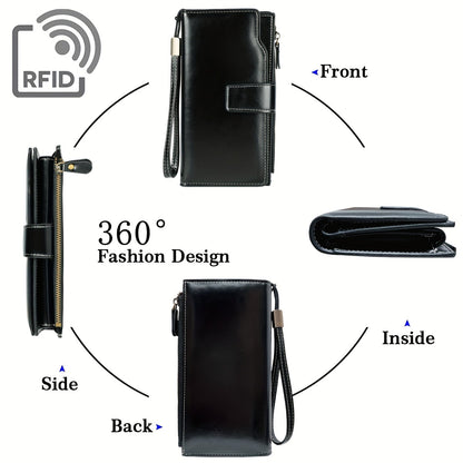 Dulce | RFID-Safe Travel Bag | Multi-Compartment Vintage Clutch 3