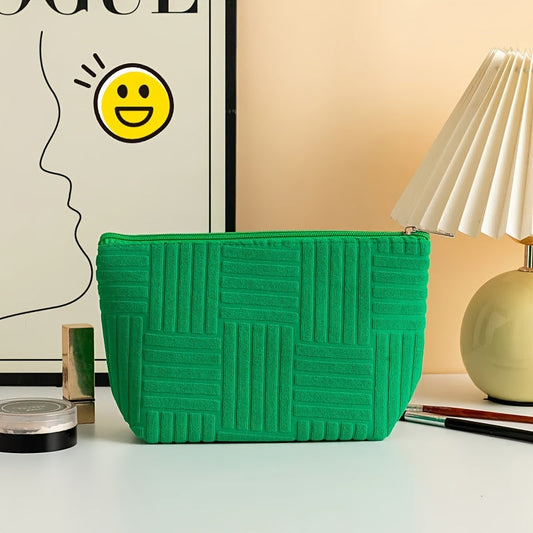Miller | Stylish Chic Striped Fashion Makeup Bag 1