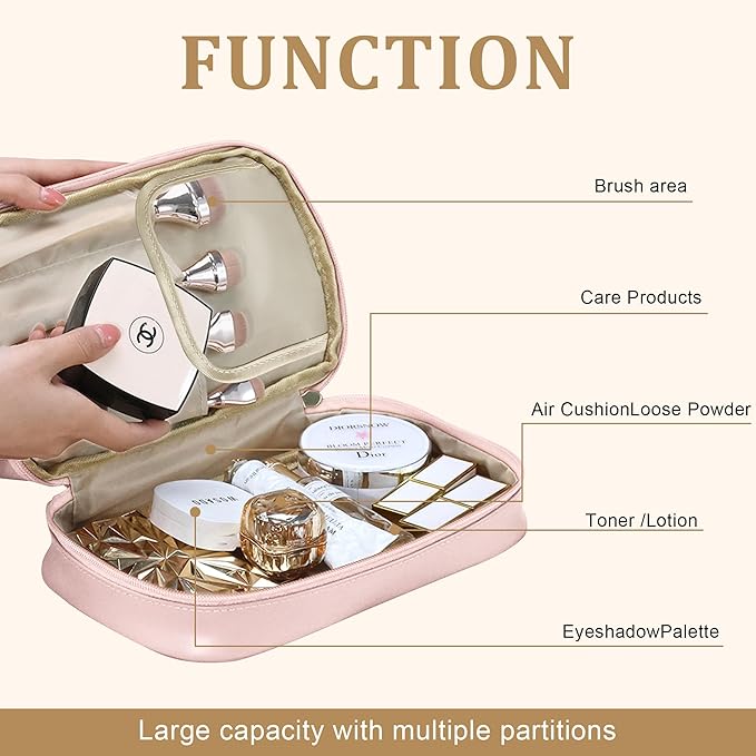 Layne | Sophisticated and Spacious Beauty Utensil Case 5