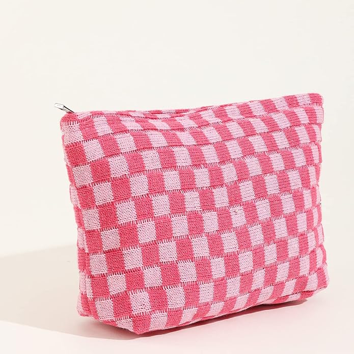 Ruthie | Checkered Aesthetic Makeup Pouch 3